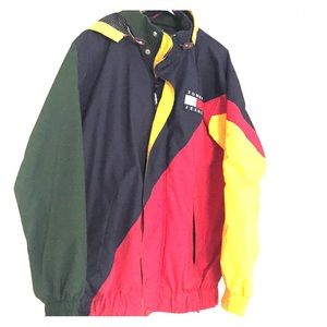 colorblock windbreaker tommy hilfiger